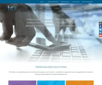 Btigroup.com(Custom it & security solutions) Screenshot