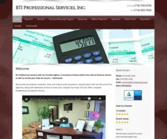 Btiprofessional.com(BTI Professional Services) Screenshot