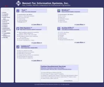 Btis.com(NET and ActiveX ( OCX) Component Software) Screenshot