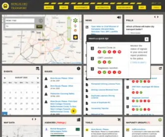 Btis.in(Bengaluru Traffic and Transport Information System) Screenshot