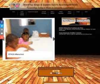 BTKQS.com(Blacktop Kings And Queens Sports Academy in Richmond) Screenshot