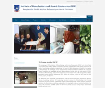 BTLBSmrau.org(Institute of Biotechnology and Genetic Engineering (IBGE)) Screenshot