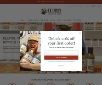 Btleighs.com(Leigh's Sauces and Rubs) Screenshot