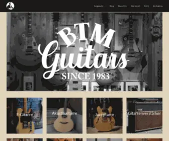 BTM-Guitars.de(BTM Guitars) Screenshot