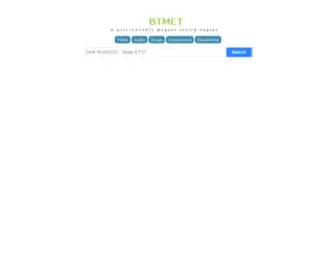 Btmet.com(BTMET-A useful magnet search engine) Screenshot