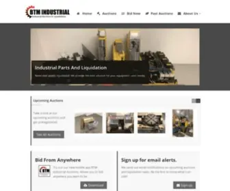 Btmindustrial.com(Industrial Equipment Liquidation) Screenshot