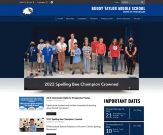 BTmseagles.com(Buddy Taylor Middle School) Screenshot