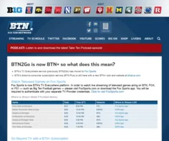 BTN2GO.com(Big Ten Network) Screenshot