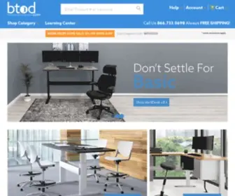 Btod.com(Ergonomic office chairs and furniture from) Screenshot