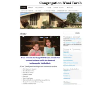 Btorahindy.org(Congregation B'nai Torah) Screenshot