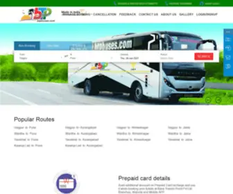 BTpbuses.com(Bus Booking Hire Services Nagpur Jalna Wardha Yavatmal Karanja Aurangabad Ahamednagar) Screenshot