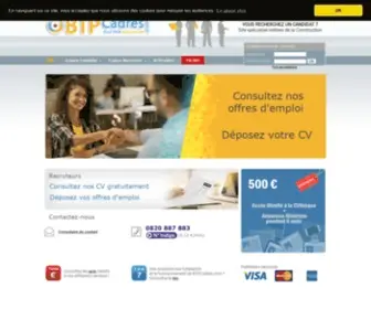 BTpcadres.com(Recrutement de cadres BTP) Screenshot