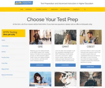 BTPstesting.com(BTPS Testing) Screenshot