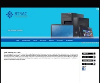 Btractech.com(B-Trac Technologies Ltd) Screenshot