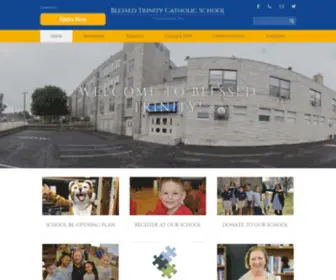 BTRCS.org(Blessed Trinity Catholic School) Screenshot