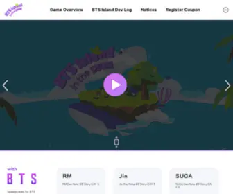 BTS-Island.com(BTS Island) Screenshot