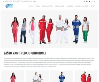 BTS-Uniforme.com(Medicinske uniforme) Screenshot