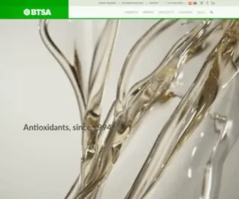 Btsa.com(Fabricantes de Antioxidantes naturales y Vitamina E natural) Screenshot