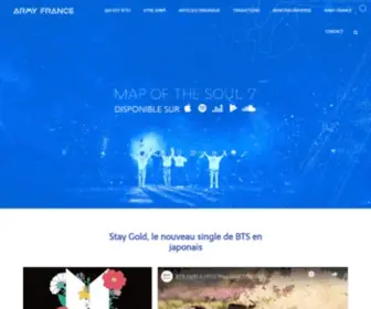 Btsarmyfrance.fr(BTS) Screenshot