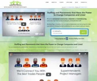 BTsjobs.com(Construction Staffing Agency & Construction Recruiters in Austin & Dallas) Screenshot