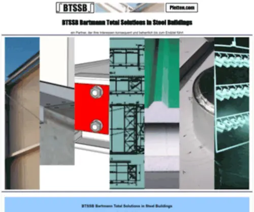BTSSB.ch(Dachpfetten Wandriegel Kaltprofile Sandwichpaneele Statische Berechnung Pfettenschuhe Stahlbauteile) Screenshot