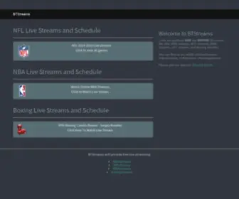 BTStream.live(Btstream NBA streams brings you every basketball and NBA games live in HD) Screenshot