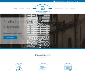 BTstudiolegale.it(Studio Legale Berti e Toninelli) Screenshot