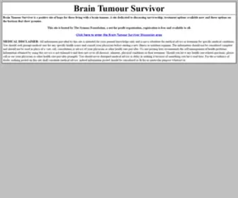 Btsurvivor.com(Brain Tumour Survivor) Screenshot