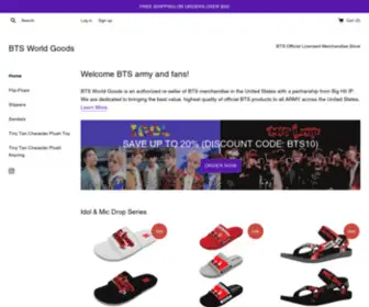 BTsWorldgoods.com(BTS World Goods) Screenshot