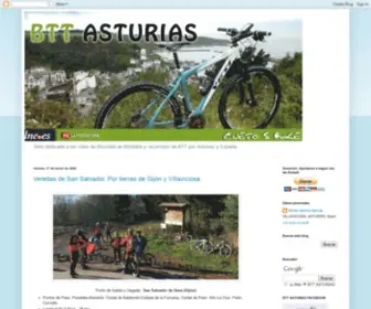 Bttasturias.net(BTT EN ASTURIAS) Screenshot