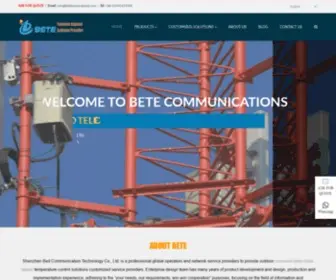 Bttelecomcabinet.com(BETE Telecom Cabinet) Screenshot