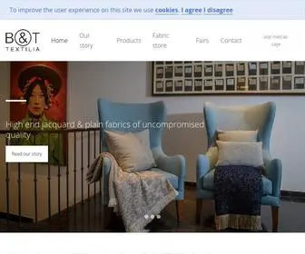 Bttextilia.com(B&T Textilia) Screenshot