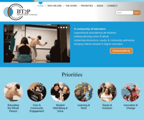 Bttop.org(BT2P advances higher education's greater purposes) Screenshot