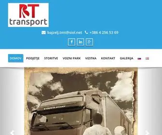 BTtransport.si(BT TRANSPORT prevozi in storitve d.o.o) Screenshot