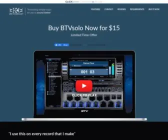 BTvsolo.com(BTVSOLO Music Production Software) Screenshot