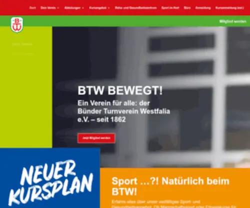 BTW-Buende.de(BTW-Bünde) Screenshot
