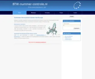 BTW-Nummer-Controle.nl(BTW-nummers) Screenshot