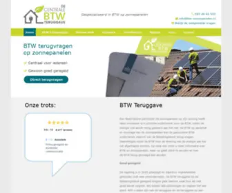 BTW-Zonnepanelen.nl(De Centrale BTW Teruggave) Screenshot