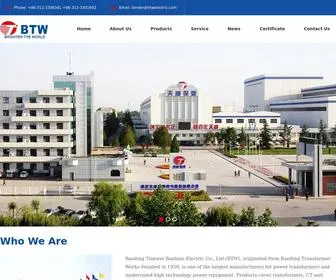 Btwelectric.com(Baoding Tianwei Baobian Electric Co) Screenshot