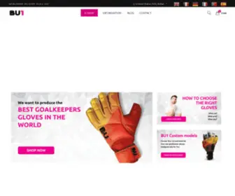 BU1Gloves.com(BU1 Goalkeeper Gloves) Screenshot