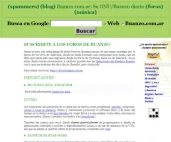 Buanzo.com.ar(Expertos en Consultoria Linux) Screenshot