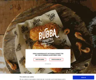 Bubba-Kroketten.be(Bubba artisanale kroketten) Screenshot