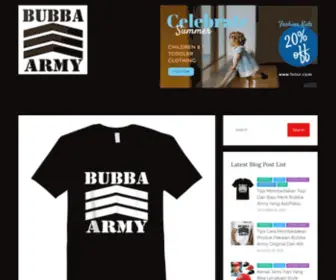 Bubbaarmy.com(Bubbaarmy) Screenshot