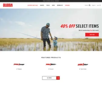 Bubbablade.com(Fishing Gear) Screenshot