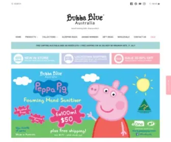 Bubbablueonline.com.au(Bubba Blue Australia) Screenshot