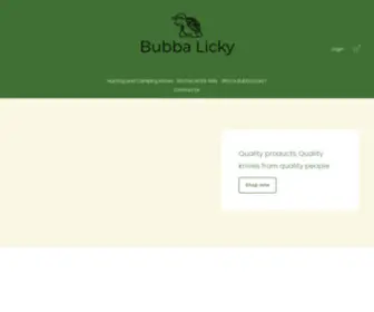 Bubbalicky.com(Bubba Licky's) Screenshot