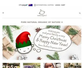 Bubbaorganics.com.au(Bubba Organics) Screenshot