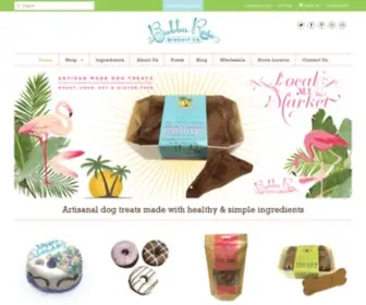 Bubbarose.com(Gourmet Natural Dog Treats & Biscuits in FL) Screenshot