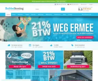 Bubbelkoning.nl(Een Jacuzzi ®) Screenshot