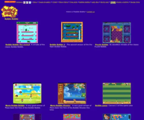 Bubble-Bobble.com(Bubble bobble) Screenshot